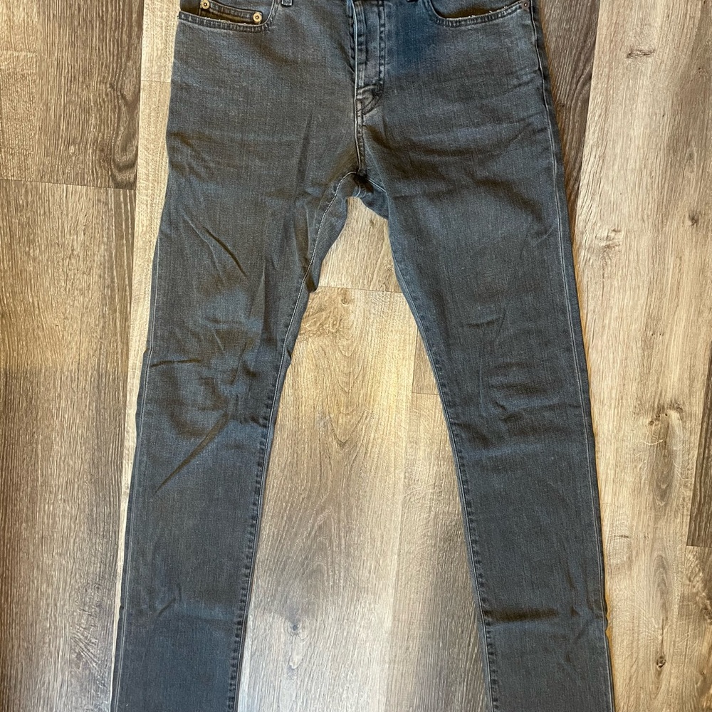 Saint Laurent Dark Gray Skinny Jeans